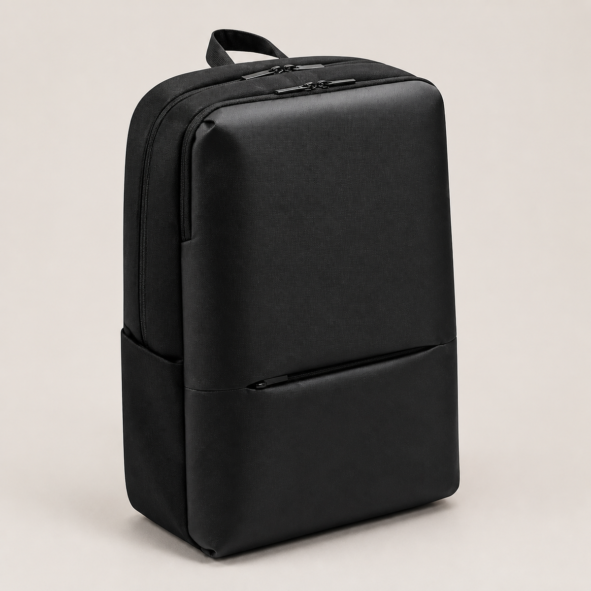 STRAYN black slim business laptop backpack